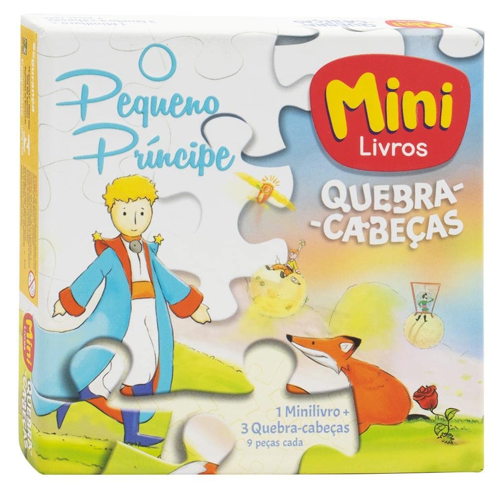 Quebra-Cabeça + Mini Livro | O Pequeno Príncipe em Oferta na Shopee