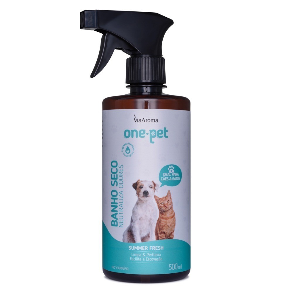 Banho a Seco One Pet Via Aroma - 500 ml - Pets