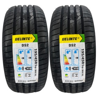 KIT 02 PNEUS 195/45R16 DELINTE 84V XL DS2 ARO 16 em Oferta na Shopee
