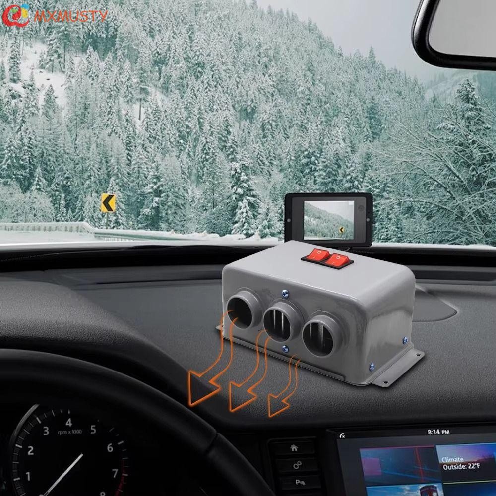 Aquecedor De Carro MXMUSTY , Ventilador Elétrico 12V/24V 600W-800W , Descongelador Portátil Antiembaçante De Alta Potênc