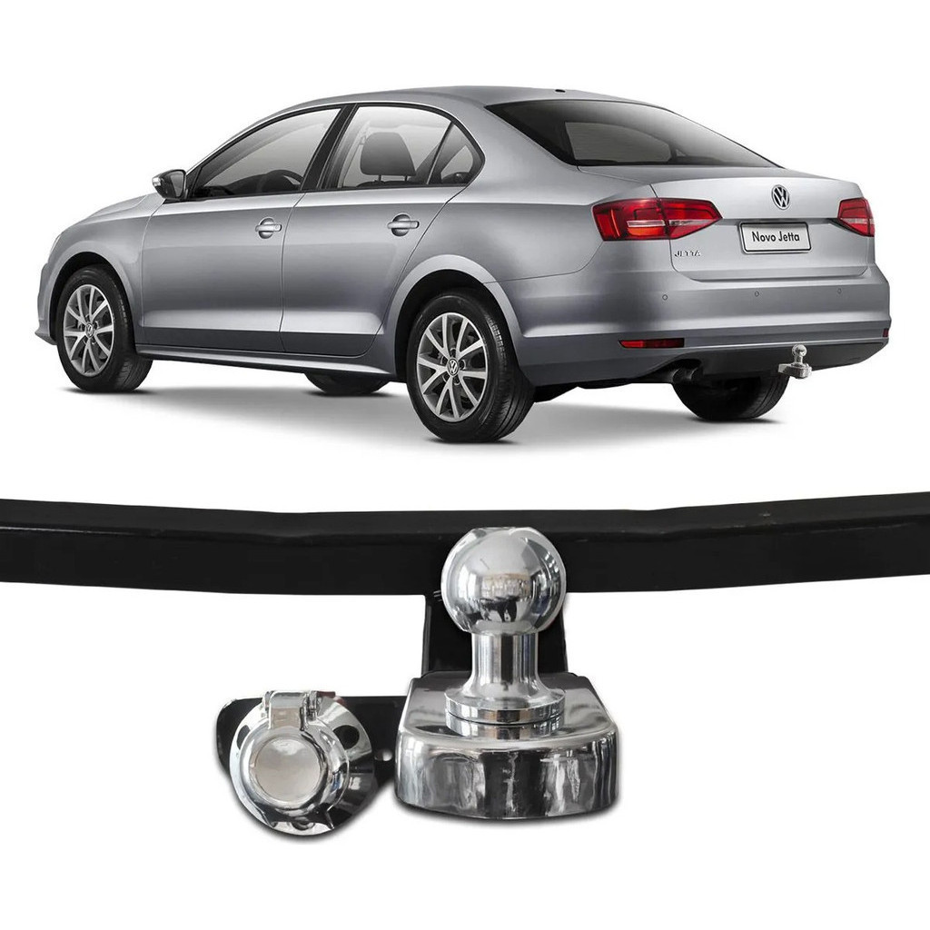Engate Reboque Jetta 2012 A 2018 500 Kg Fixo reforçado
