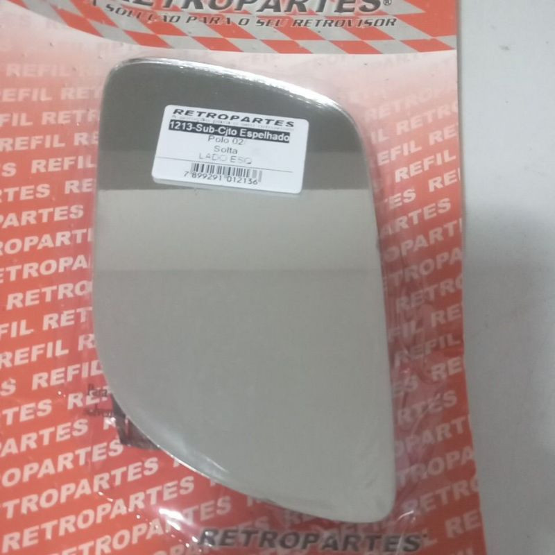 Lente Espelho COM BASE ACLOPADA Retrovisor Polo  2007 2008 2009 2010 2011