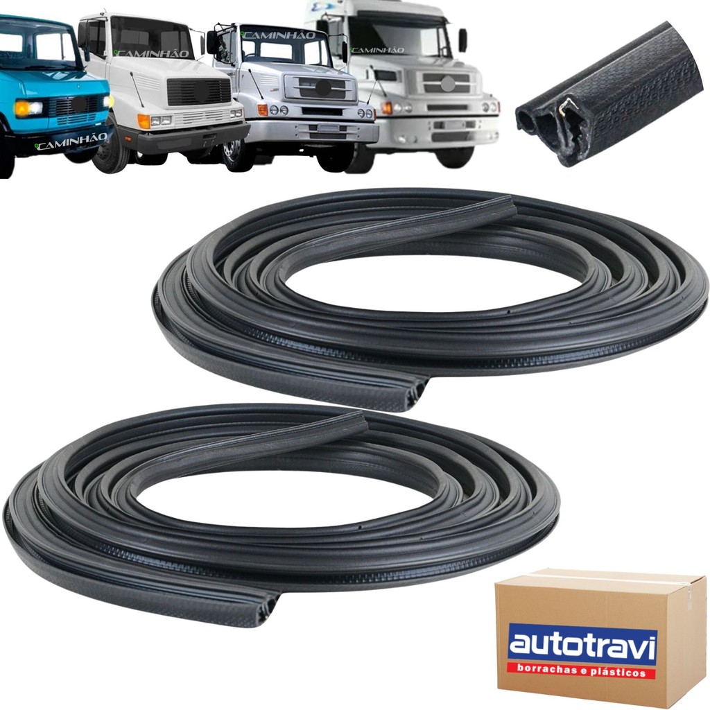 Par Borracha da Porta para Mercedes-Benz HPN / FPN 709 / 710 / 912 / 914 81 à 12 - 712 / 1214 / 1620 à 2638 1989 à 2011 em Oferta na Shopee