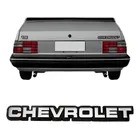 EMBLEMA CHEVROLET CINZA OPALA/ MONZA