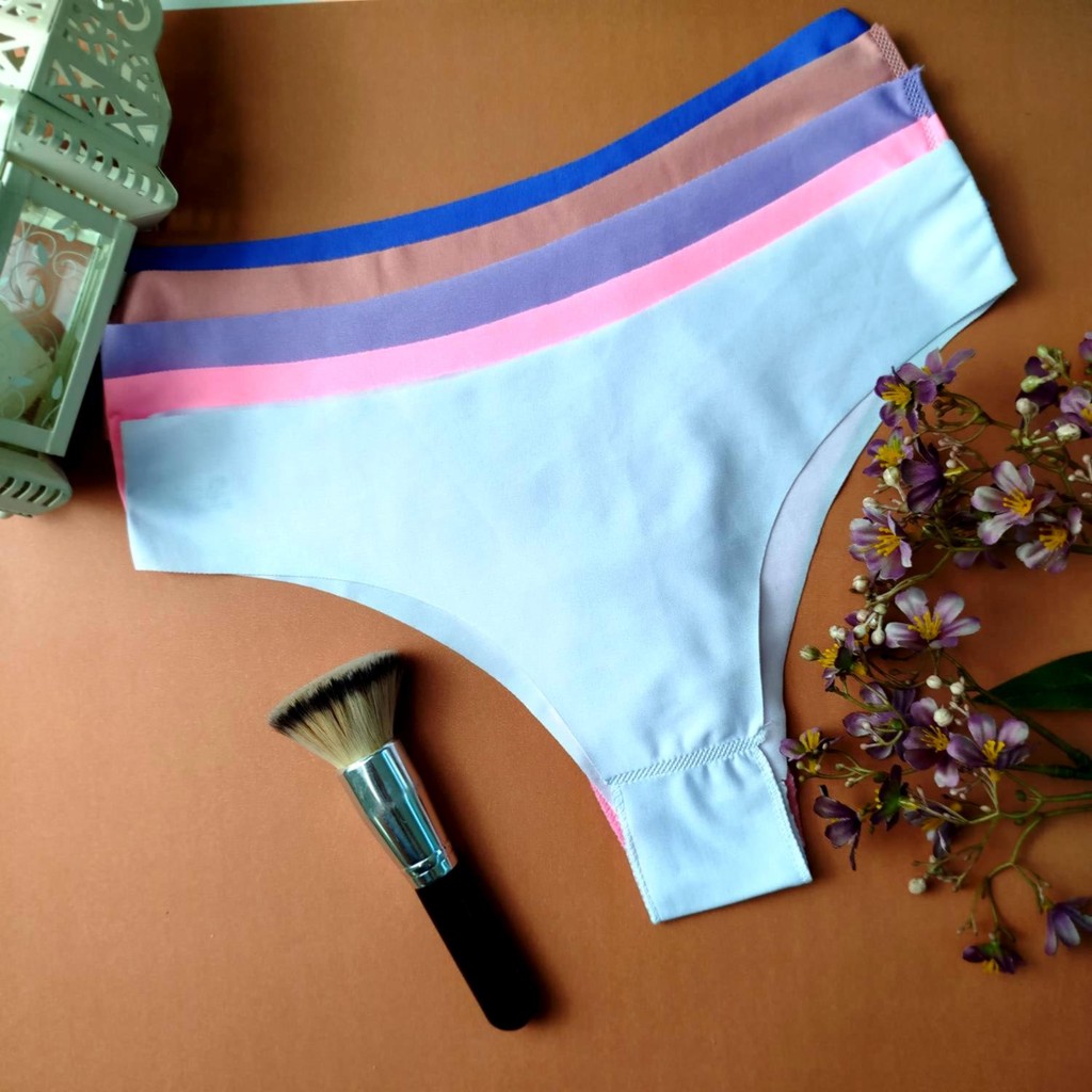 Kit 10 Calcinhas Sem Costura Tanga Corte Laser Não Marca