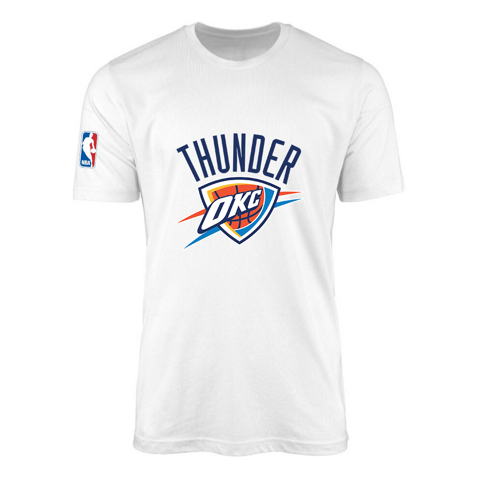 Camisa Camiseta Blusa Algodao Masculina Feminina Esporte Basquete Streetwear Oklahoma City Thunder