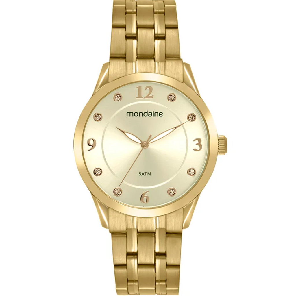 RELÓGIO MONDAINE FEMININO DOURADO 99766LPMVDE3