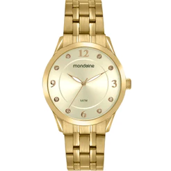 RELÓGIO MONDAINE FEMININO DOURADO 99766LPMVDE3