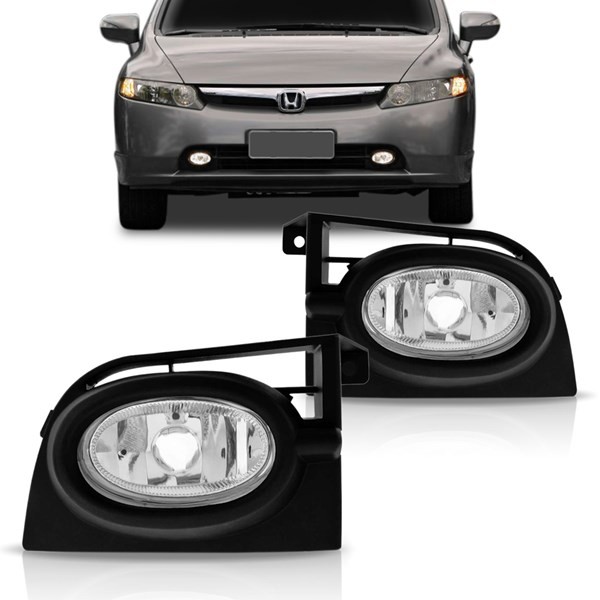 Farol Milha Auxiliar Civic 2007 2008 2009