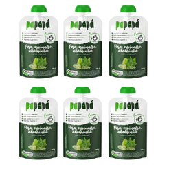 Kit 6x Papinha Orgânica Pera, Espinafre E Abobrinha 100g