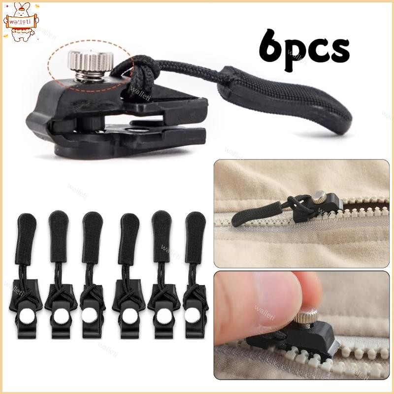 6 12 Pçs Zíperes Ajustáveis Ferramenta Reparo Fácil Instalar Fixador Para Roupas Wetsuits Sacos Mochilas Bolsa