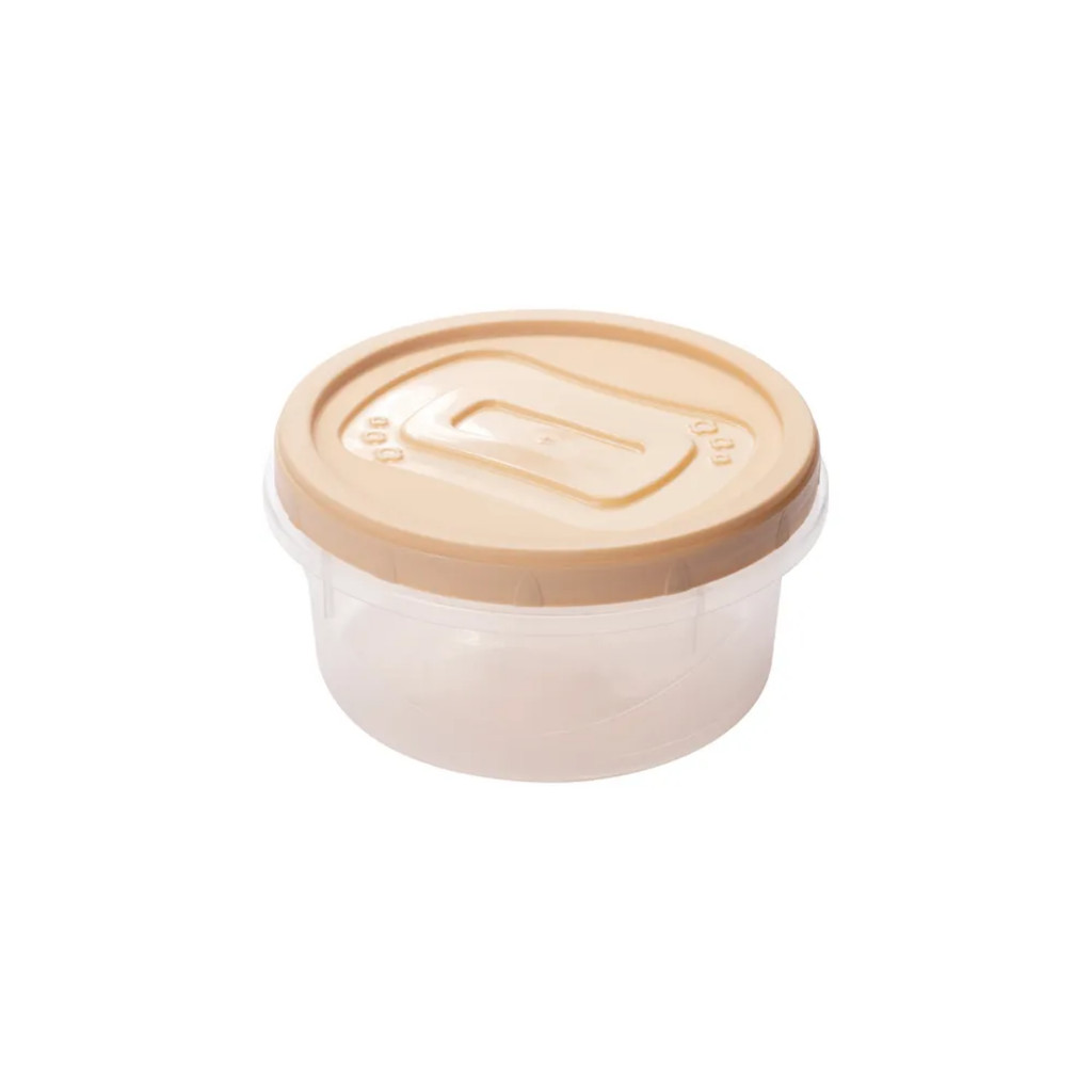 Pote Porta Mantimentos Clic Plástico Tampa Rosca Redondo 900ml Plasútil Transparente Alimento