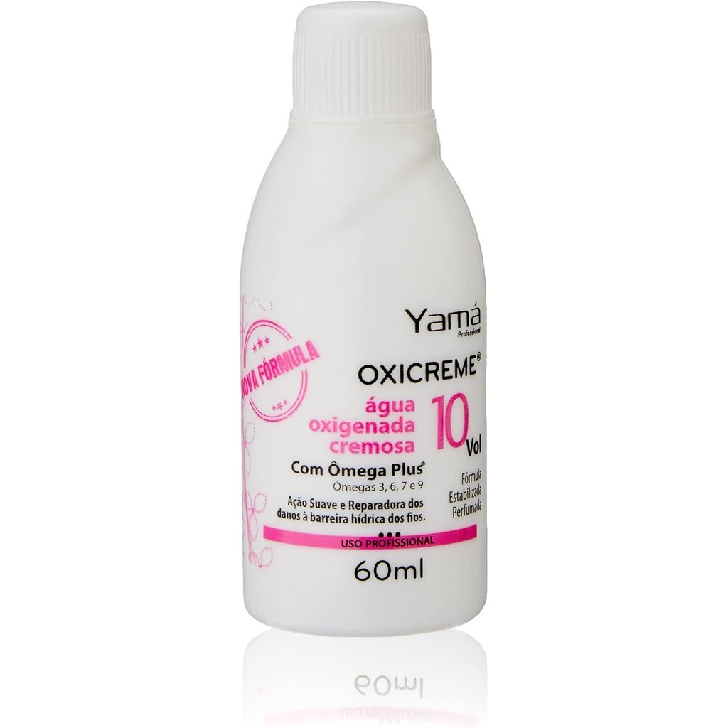 Kit C/ 2 YAMA Agua Oxigenada Cremosa 10V Yama Branco
