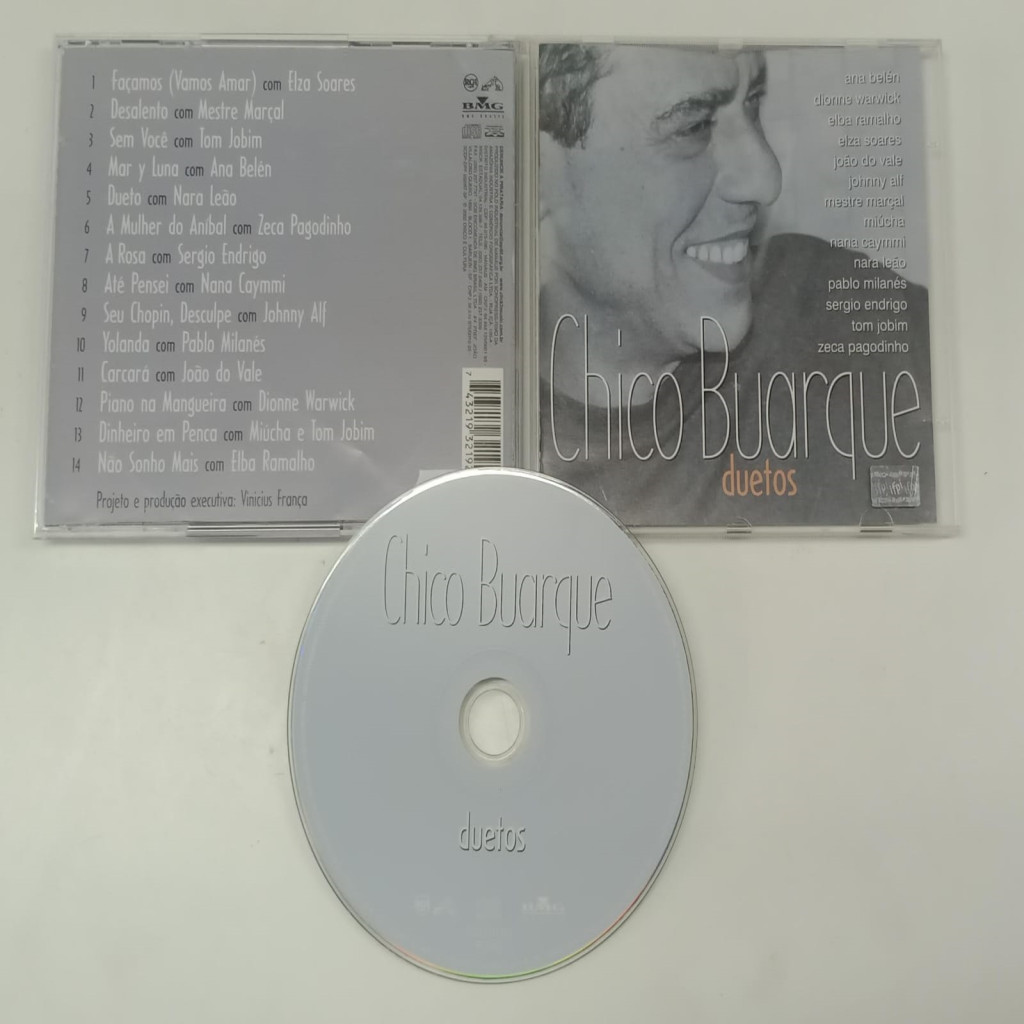 CD CHICO BUARQUE COM OUTROS ARTISTAS DUETOS - CHICO BUARQUE