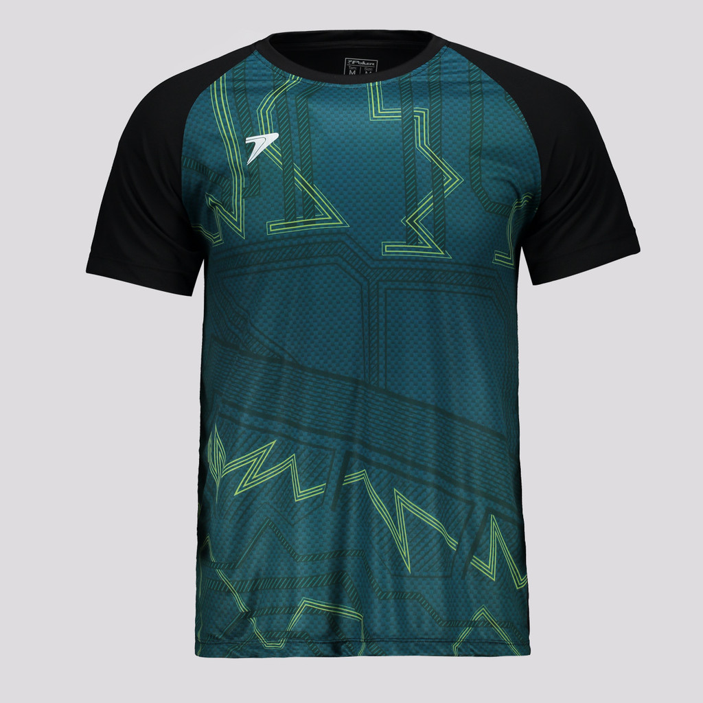 Camisa Poker Goleiro Flash Verde e Preta em Oferta na Shopee