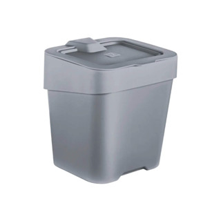 Lixeira de Pia Slim 2,5 Litros Cinza Titânio UZ Utilidades Utensílios Domésticos Cozinha Banheiro em Oferta na Shopee