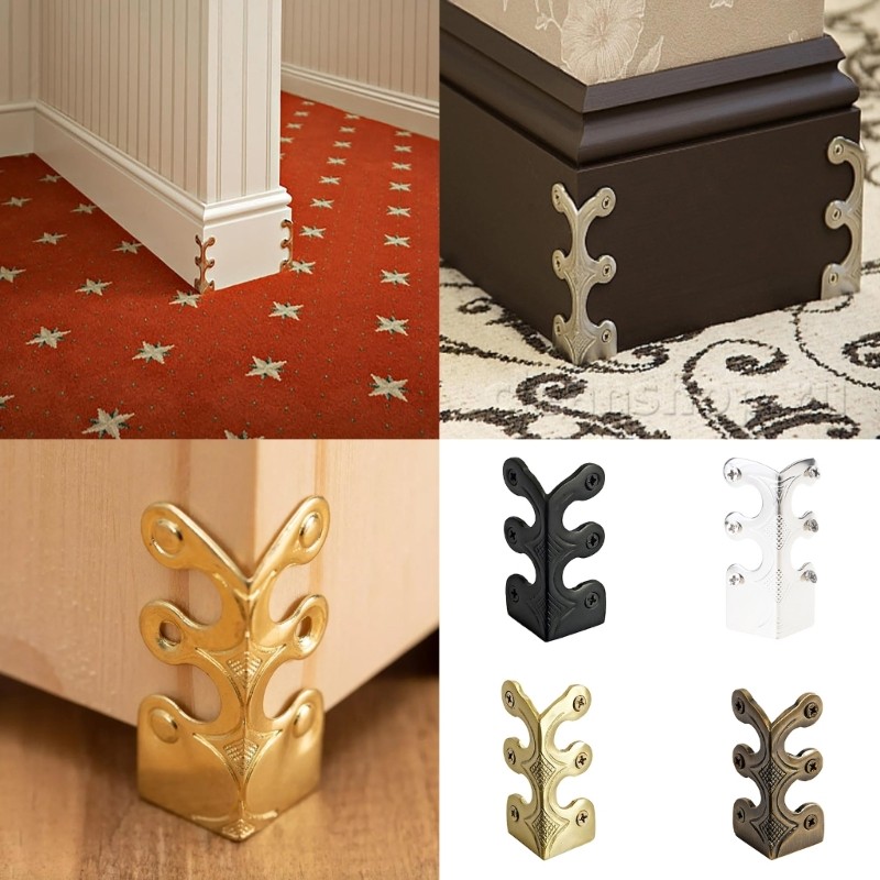 HO Protetores De Canto Decorativos De Metal , De Latão Vintage Para Usar Decorações De Casa Elegantes