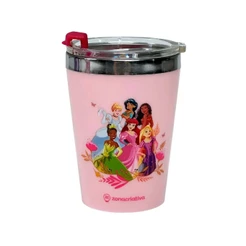 Copo Térmico Snap 300ml Princesas Disney Aço Inox Zona Criativa - 10026057 Infantil