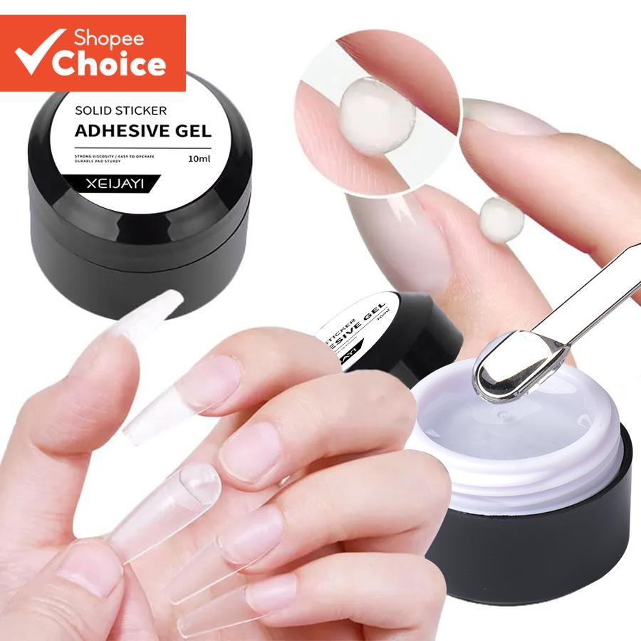 10ml Pontas De Unhas Sólidas Gel Cola Adesiva UV Arte Do Prego Forte Colagem Acrílica De Secagem Rápida em Oferta na Shopee