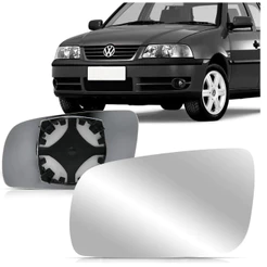 Lente Espelho Com Base Retrovisor Saveiro Parati Gol G3 99..Santana 2000 2001 2002 2003 2004 2005 2006