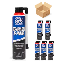 Kit 6 Reparador de Pneu Spray Car 80 - Atacado Revenda Emergência Automotiva