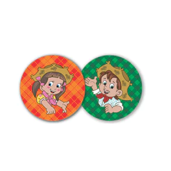 16 Adesivo Etiqueta Para Festa Junina 5Cm 61.5 ( Nc Toys Etiqueta) FESTA JUNINA 2025