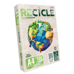 Papel Sulfite A4 75g Recicle Papel - Pacote Com 500 Folhas