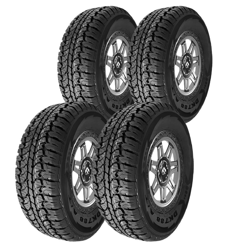 Kit 4 Pneus 225/75R16 LT 8 Lonas 110/107R DK788 AT Alfamotors em Oferta na Shopee