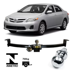Engate Reboque Rabicho Fixo Toyota Corolla 2008 2009 2010 2011 2012 2013 TO1003 (EXCETO MODELO XRS) bOM