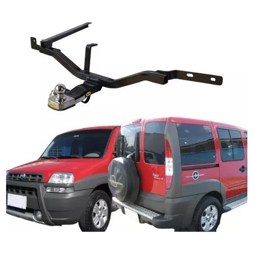 Engate Reboque Rabicho Doblo Adventure 2003 A 2022  Bom bOM