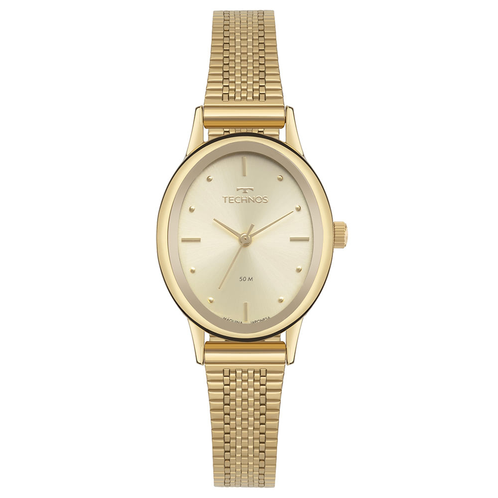 Relógio Technos Feminino Style Dourado - 2035MZD/1D em Oferta na Shopee