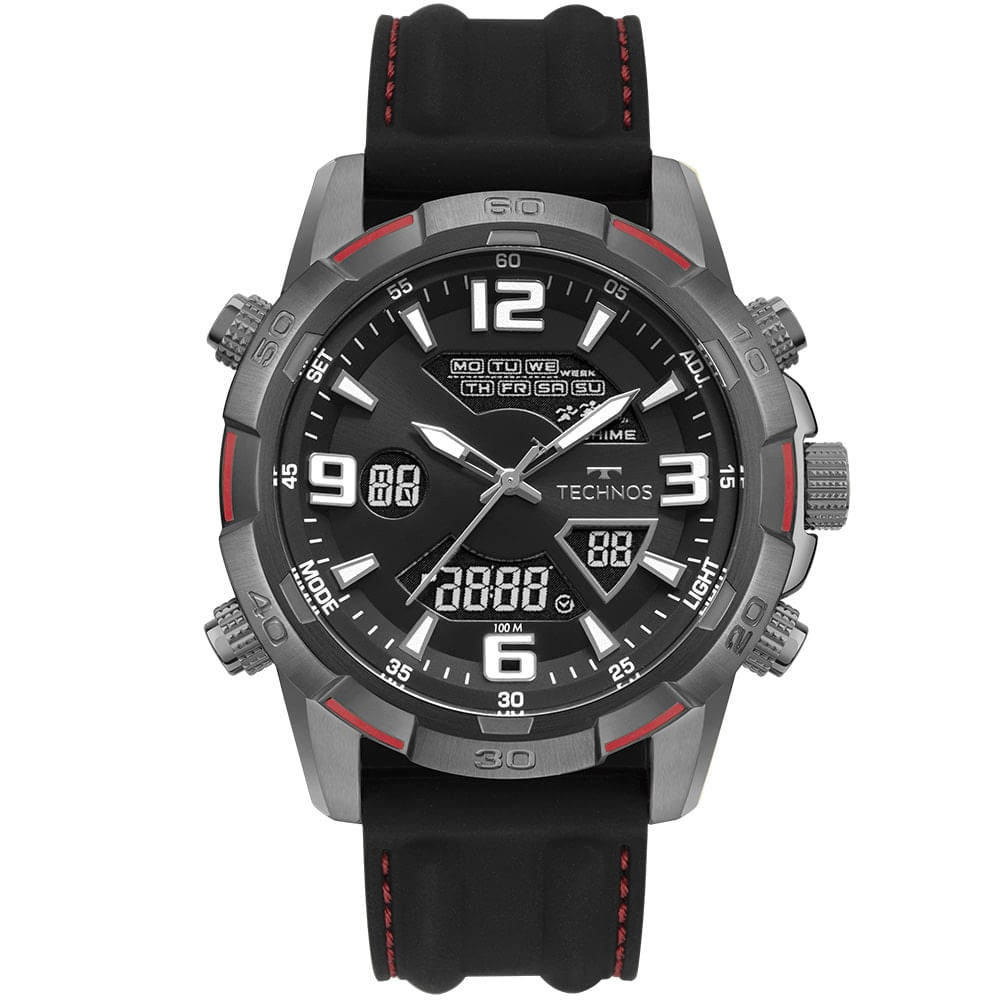 Relógio Technos Masculino Digitech Grafite - W23305AC/2A em Oferta na Shopee