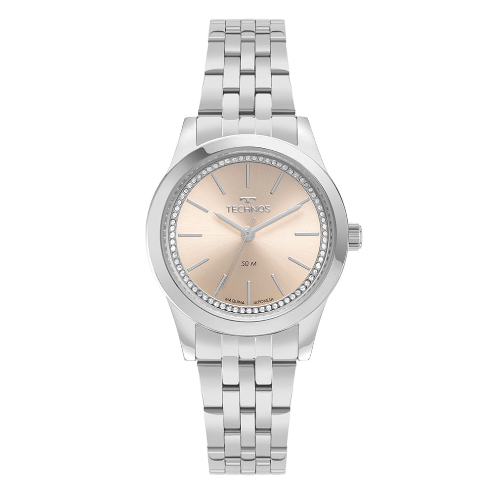 Relógio Technos Feminino Boutique Prata - 2035MZR/1J em Oferta na Shopee