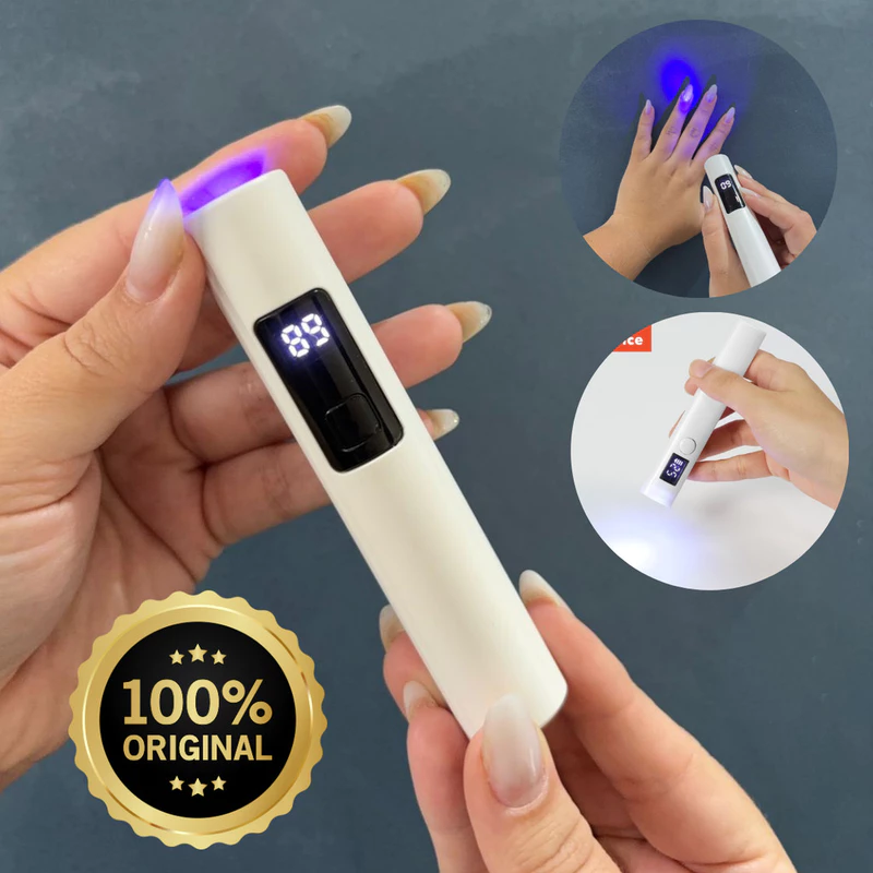 Secador de Unhas Mini com LED! ✨