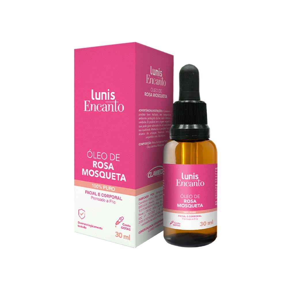 OLEO ROSA MOSQUETA LUNIS ENCANTO 30ML em Oferta na Shopee