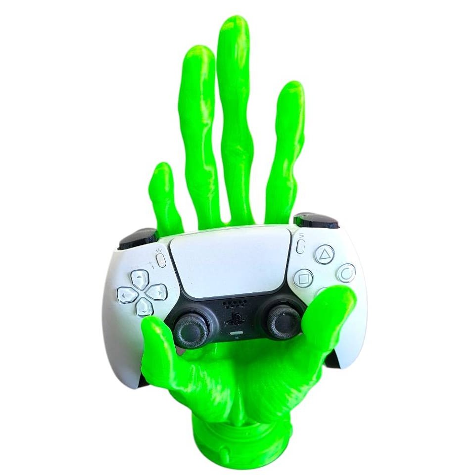 Suporte Mesa Controle Videogame Ps3 Ps4 Xbox Alien 6 Dedos Presente Presente