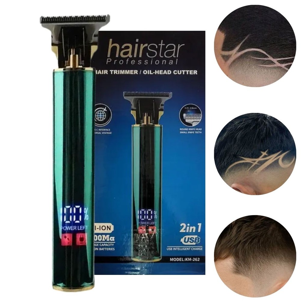 Maquina de Acabamento HairStar Professional Km-262 Cortar Cabelo