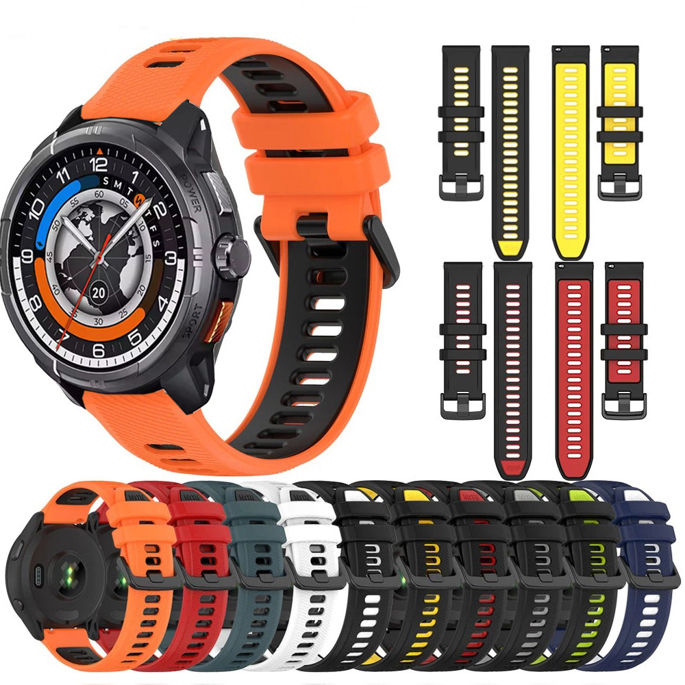 Pulseira De Silicone Esportiva Para HAYLOU Solar Ultra Smartwatch Relógio Inteligente Rápido 22mm Respirável Accessorie