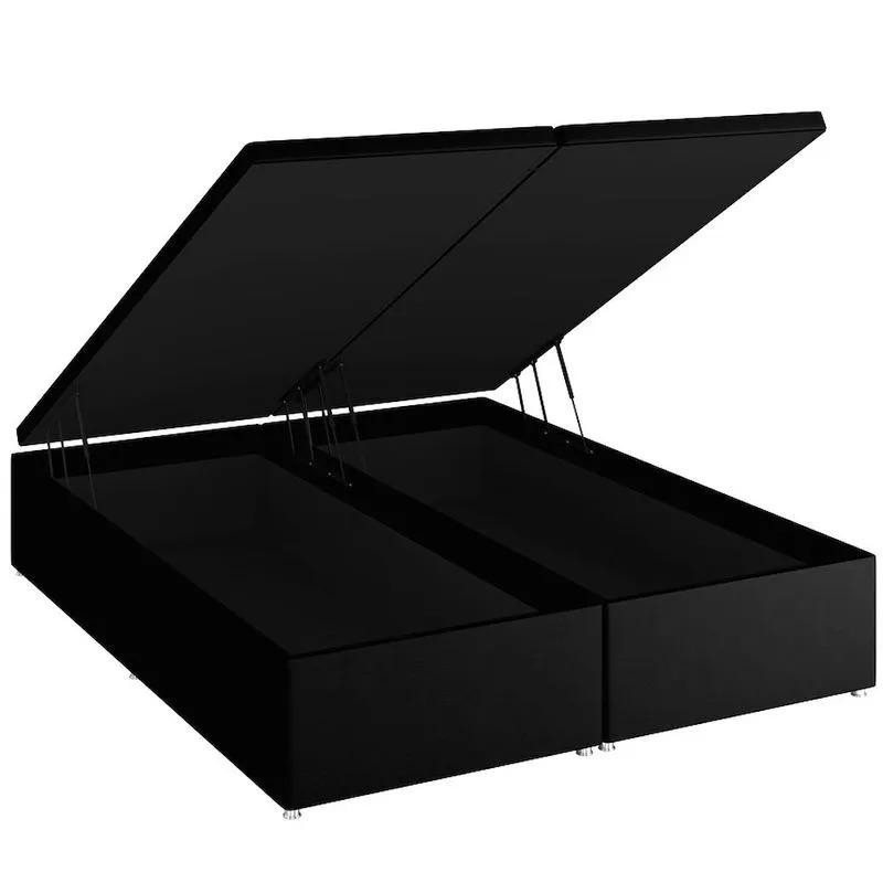 Base Baú Physical Camurça Preto Queen (158x198x39) - Ortobom em Oferta na Shopee