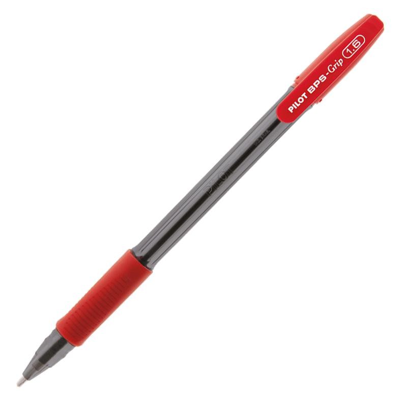 Caneta esferográfica BPS Grip 1.6 Vermelha Pilot - Stationery