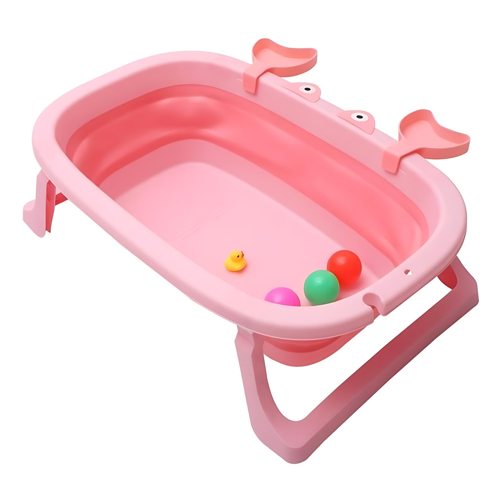 Banheira De Bebê Infantil Vitoriana Ofurô Compacta Dobrável Ideal P/ Viagens