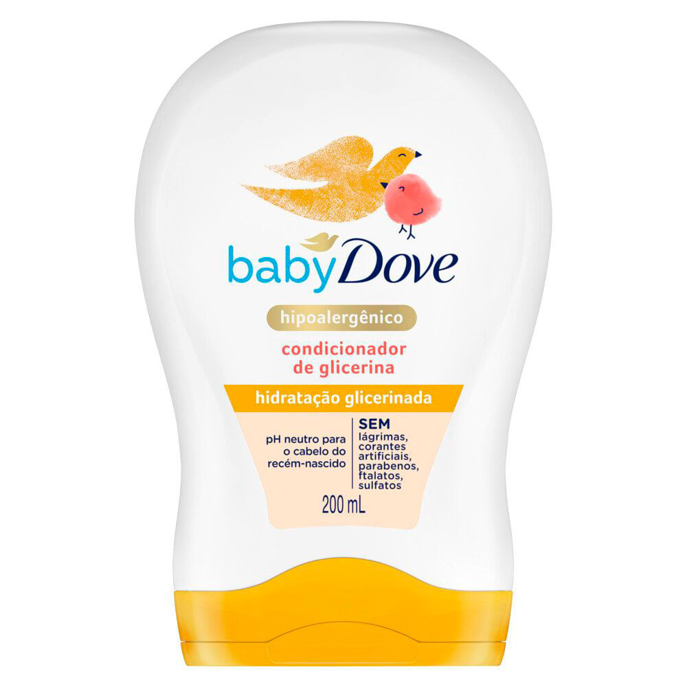 Condicionador Dove Baby Hidratação Glicerinada 200ml - Mom & Baby
