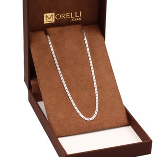 Corrente cordão de prata 925 Masculina 70cm Groumet - Original, Certificado, Garantia Vitalícia em Oferta na Shopee