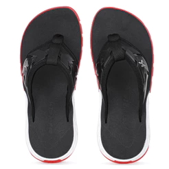 Chinelo Kenner Rakka Ultra Force Preto Vermelho e Branco - Masculino