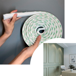 Rodameio Eva Branco 3,8CMX5MX10MM Autocolante Decorativo Moderno Sofisticado Clássico em Oferta na Shopee