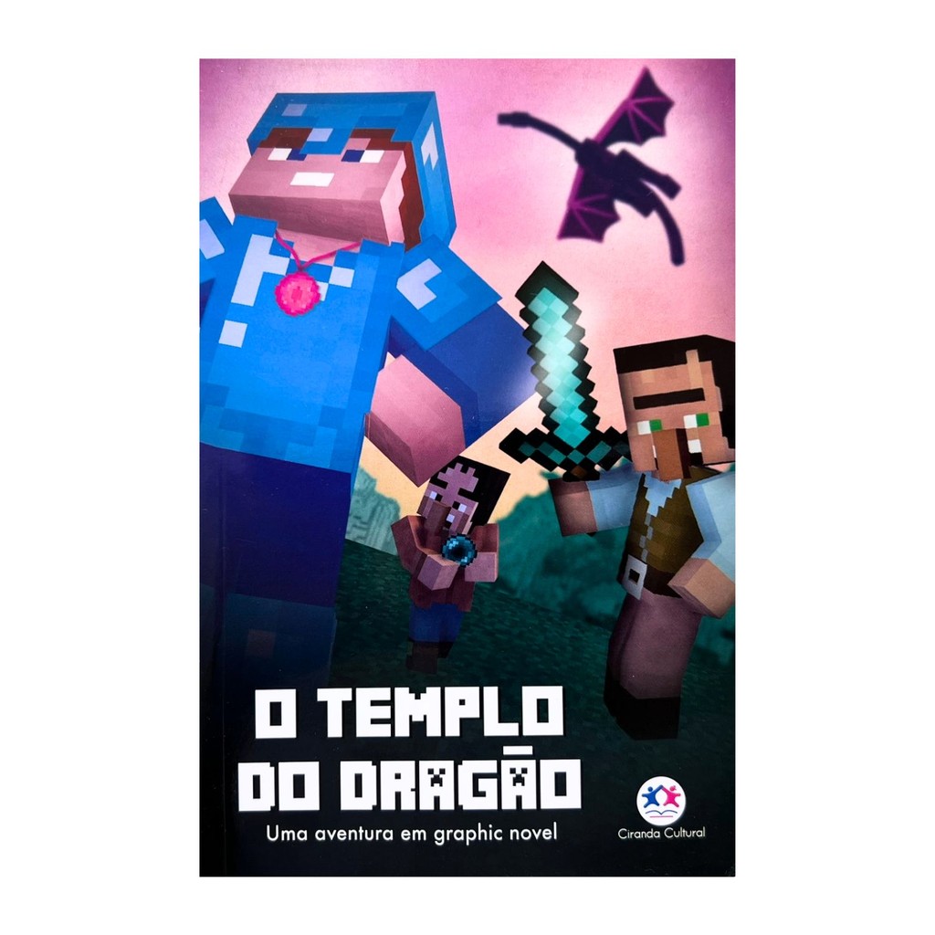 Livro Minecraft – O Templo do Dragão (Livro 4) – Editora Ciranda Cultural