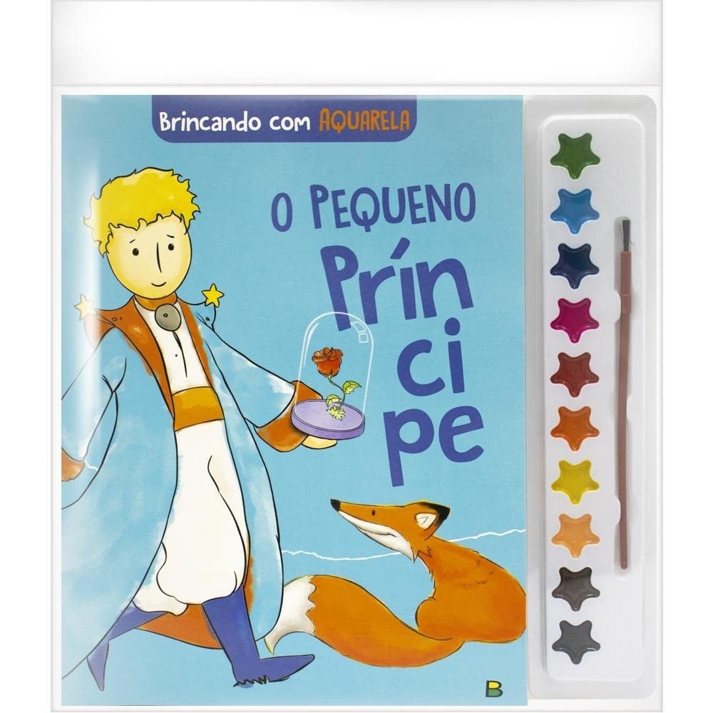 Brincando com Aquarela |Pequeno Príncipe |  Capa Dura