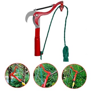Tesoura De Jardinagem Poda Aparador Galhos Altos De Árvore Com Corda Tesourão Podador Profissional em Oferta na Shopee