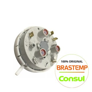PRESSOSTATO ORIGINAL PARA MÁQUINA DE LAVAR BRASTEMP/CONSUL Bwu11 (DEMAIS MODELOS NA DESCRIÇÃO)