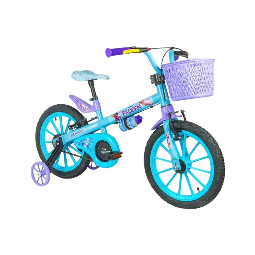 Bicicleta Infantil Aro 16 Frozen 02 Disney Nathor com Rodinhas - 101250160011